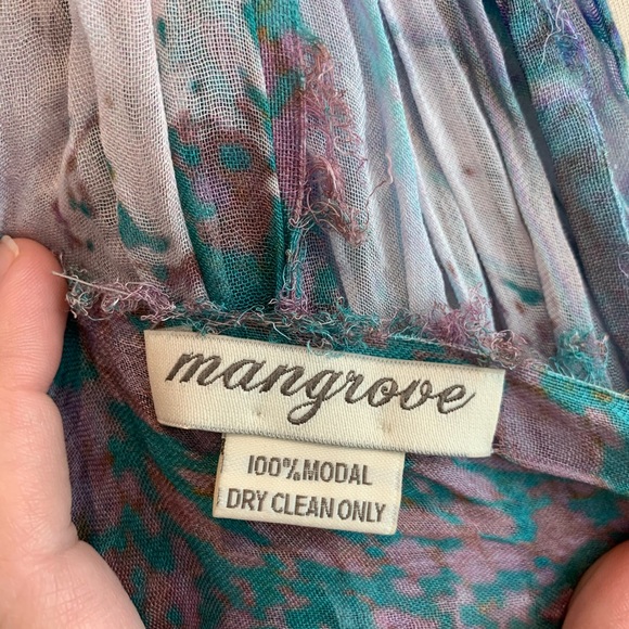 Mangrove watercolor scarf - Picture 3 of 3